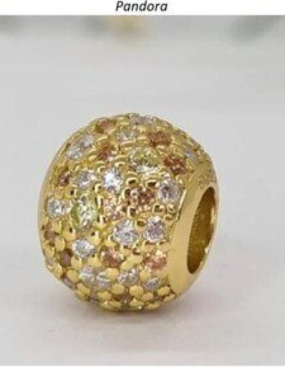 Pandora Shine gold golden mix Charm
